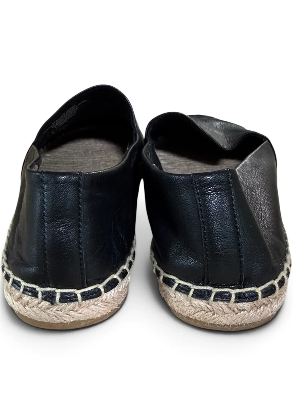 Tory Burch Colorblock Flat Espadrille in Perfect Black Nappa Leather